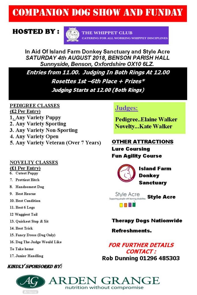 Whippet Club Funday 2018 